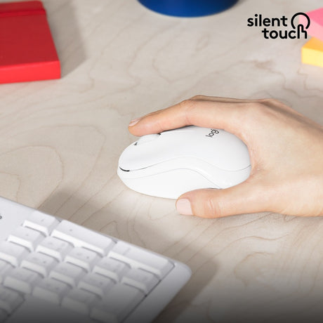 Logitech MK295 Silent Wireless Mouse & Keyboard Combo with SilentTouch Technology, Full Numpad, Advanced Optical Tracking, Lag-Free Wireless, 90% Less Noise — 920-009783