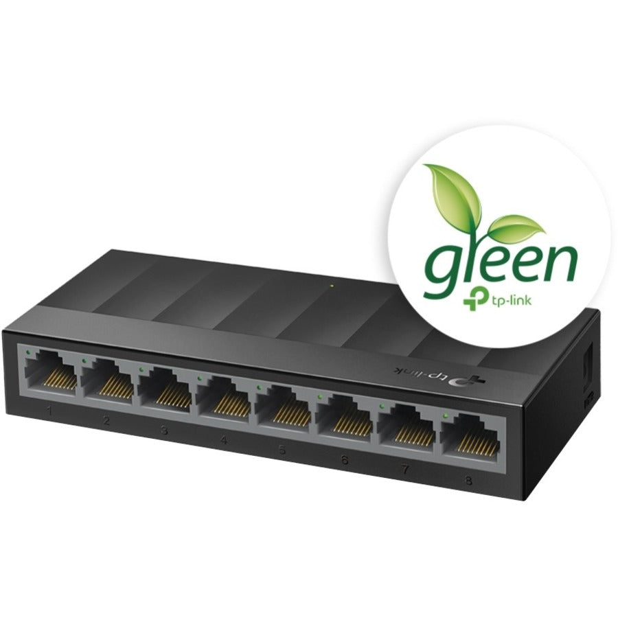 TP-Link LS1008G - Litewave 8 Port Gigabit Ethernet Switch — LS1008G