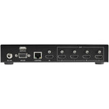 StarTech.com 2x2 HDMI Video Wall Controller, 4K 60Hz Input to 4x 1080p Output, 1 to 4 Port Multi-Screen Processor, RS-232/Ethernet Control — ST124HDVW