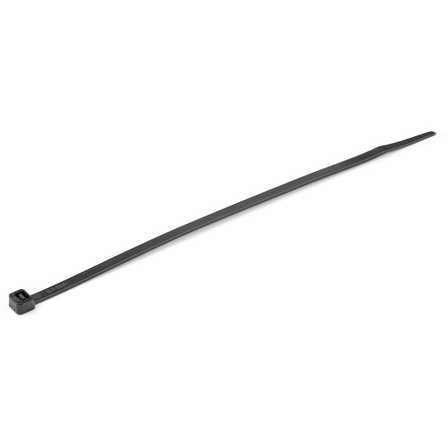 StarTech.com 8"(20cm) Cable Ties, 2-1/8"(55mm) Dia, 50lb(22kg) Tensile Strength, Nylon Self Locking Zip Ties, UL Listed, 1000 Pack, Black — CBMZT8BK