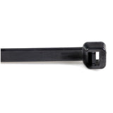 StarTech.com 8"(20cm) Cable Ties, 2-1/8"(55mm) Dia, 50lb(22kg) Tensile Strength, Nylon Self Locking Zip Ties, UL Listed, 1000 Pack, Black — CBMZT8BK