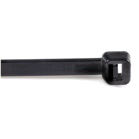 StarTech.com 8"(20cm) Cable Ties, 2-1/8"(55mm) Dia, 50lb(22kg) Tensile Strength, Nylon Self Locking Zip Ties, UL Listed, 1000 Pack, Black — CBMZT8BK