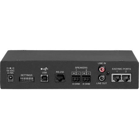 Vaddio EasyUSB Mixer & Amplifier with USB Camera Input Port - Black — 999-8530-000