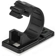 StarTech.com 100 Self Adhesive Cable Management Clips - Ethernet/Network Cable/Office Desk Cord Organizer - Sticky Wire Holder/Clamp Black — CBMCC2
