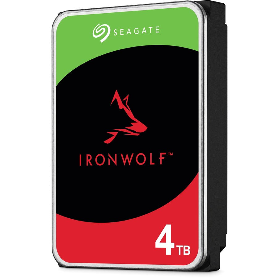 Seagate IronWolf ST4000VN006 4 TB Hard Drive - 3.5" Internal - SATA (SATA/600) - Conventional Magnetic Recording (CMR) Method — ST4000VN006