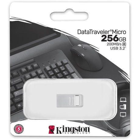 Kingston DataTraveler Micro USB Flash Drive — DTMC3G2/256GB