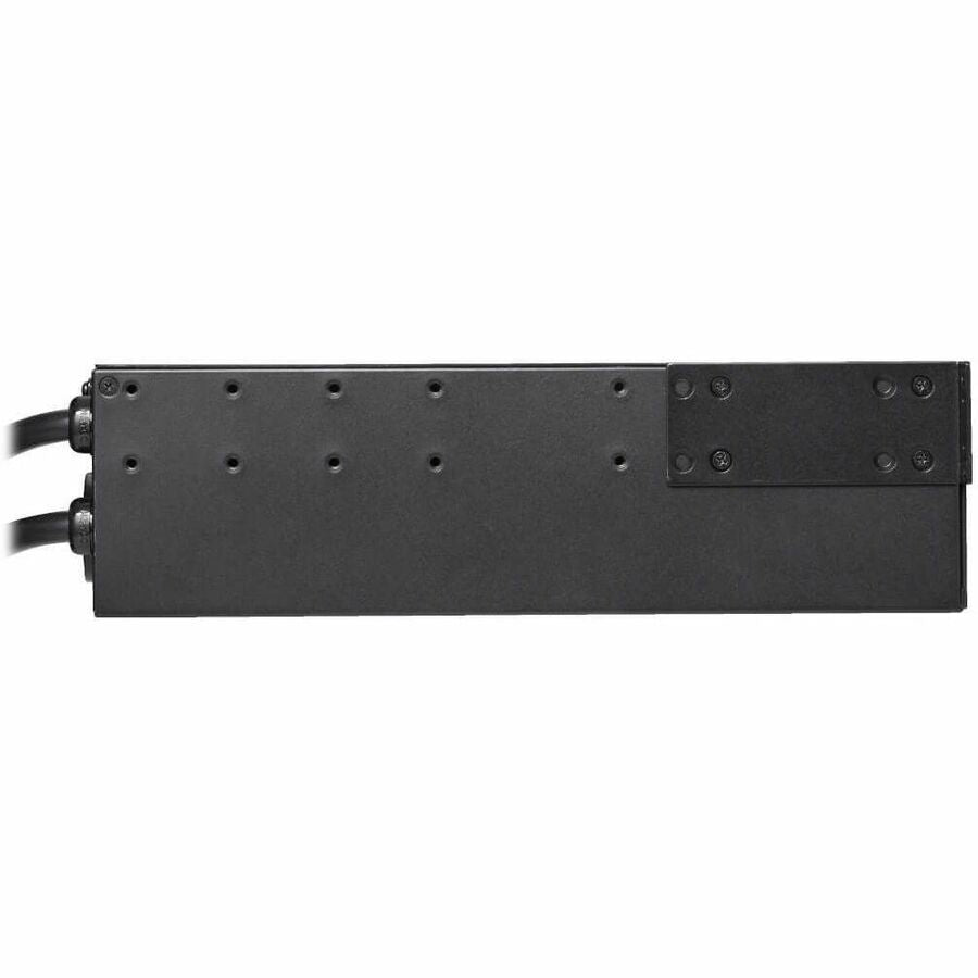 Eaton Tripp Lite Series 2.9kW 120V Single-Phase ATS/Monitored PDU - 24 5-15/20R & 1 L5-30R Outlets, Dual L5-30P Inputs, 10 ft. Cords, 2U, TAA — PDUMNH30AT2