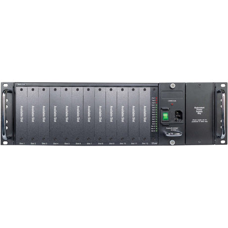 Eaton Tripp Lite Series 12-Slot Media Converter Chassis for Select N784-H and N785-H Models, 3U Rack Mount, TAA — N785-CH12