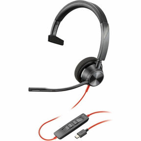 Poly Blackwire 3310 Monaural USB-C Headset + USBC/A Adapter — 8X215AA
