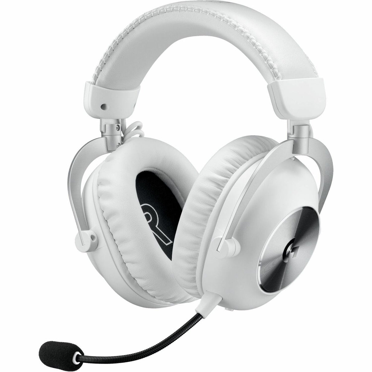 Logitech G PRO X 2 LIGHTSPEED Wireless Gaming Headset, Detachable Boom Mic, 50mm Graphene Drivers, DTS:X Headphone 2.0-7.1 Surround, Bluetooth/USB/3.5mm Aux, for PC, PS5, PS4, Nintendo Switch, White — 981-001268