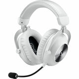 Logitech G PRO X 2 LIGHTSPEED Wireless Gaming Headset, Detachable Boom Mic, 50mm Graphene Drivers, DTS:X Headphone 2.0-7.1 Surround, Bluetooth/USB/3.5mm Aux, for PC, PS5, PS4, Nintendo Switch, White — 981-001268