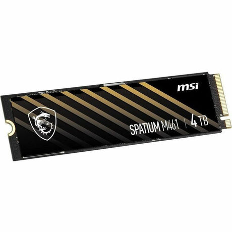 MSI SPATIUM M461 SM461N4TB 4 TB Solid State Drive - M.2 2280 Internal - PCI Express NVMe (PCI Express NVMe 4.0 x4) — SM461N4TB