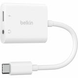 Belkin RockStar 3.5mm Audio + USB-C Charge Adapter — NPA004BTWH