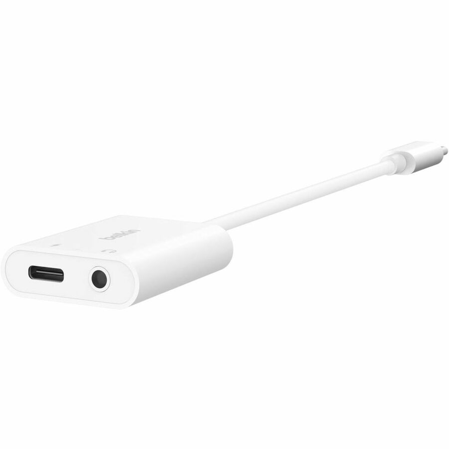 Belkin RockStar 3.5mm Audio + USB-C Charge Adapter — NPA004BTWH