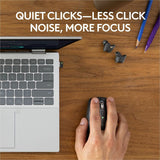 Logitech MX Anywhere 3S Wireless Mouse for Business - Bluetooth, Quiet Click, Secure Logi Bolt, Graphite — 910-006956