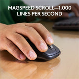 Logitech MX Anywhere 3S Wireless Mouse for Business - Bluetooth, Quiet Click, Secure Logi Bolt, Graphite — 910-006956