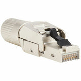 Eaton Tripp Lite Series Cat8 STP Class 1 Field-Termination Plug, 568A/568B, TAA — N233-SHC8-1