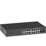 Black Box Gigabit Ethernet Switch - Web Smart Eco Fanless, 18-Port — LGB2118A-R2