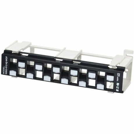 Eaton Tripp Lite Series 12-Port Wall-Mount Patch Panel for UTP Keystone Jacks, Offset Ports, TAA — N062-012-KJ-WOF