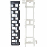 Eaton Tripp Lite Series 12-Port Wall-Mount Patch Panel for UTP Keystone Jacks, Offset Ports, TAA — N062-012-KJ-WOF
