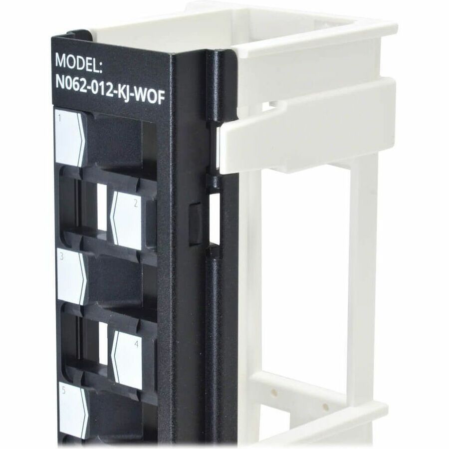 Eaton Tripp Lite Series 12-Port Wall-Mount Patch Panel for UTP Keystone Jacks, Offset Ports, TAA — N062-012-KJ-WOF