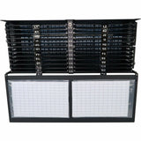 Eaton Tripp Lite Series High-Density Panel Fiber Splice Enclosure - 24 Splicing Cassettes, 576 LC/UPC SM 0.9 mm, 1.5 m Pigtail, 4U Rack — N600P-576U-24