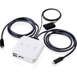 IOGEAR 2-Port 4K USB-C KVM Switch with DisplayPort output — GCS72CC