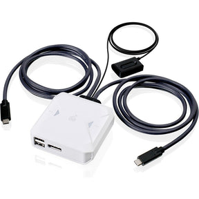 IOGEAR 2-Port 4K USB-C KVM Switch with DisplayPort output — GCS72CC