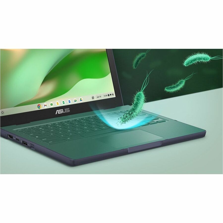 Asus Chromebook CZ12 CZ1204CM2A-YZ84T 12.2" Touchscreen Rugged Chromebook - WUXGA - Octa-core (ARM Cortex A76 + Cortex A55) - 8 GB - 64 GB Flash Memory - Mineral Gray — CZ1204CM2A-YZ84T