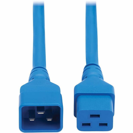 Eaton Tripp Lite Series Power Extension Cord, C20 to C19 - Heavy-Duty, 20A, 250V, 12 AWG, 2 ft. (0.6 m), Blue — P036-002-ABL