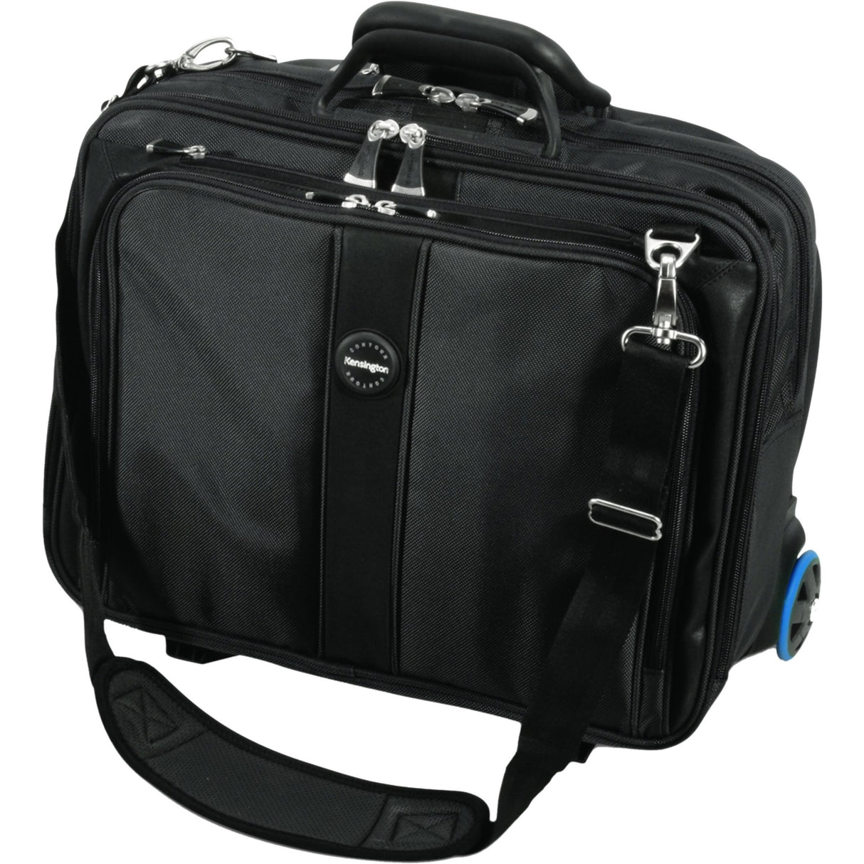 Kensington Contour Carrying Case (Roller) for 17" Notebook - Black, Gray — K62348A