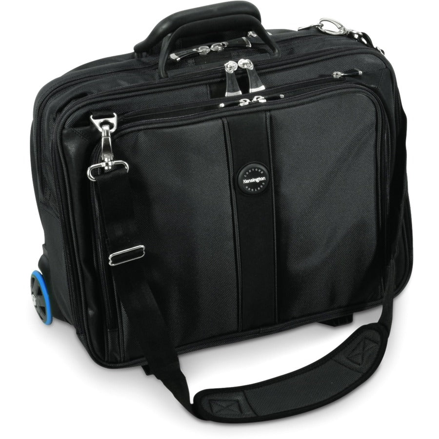 Kensington Contour Carrying Case (Roller) for 17" Notebook - Black, Gray — K62348A