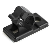 StarTech.com 100 Self Adhesive Cable Management Clips - Ethernet/Network Cable/Office Desk Cord Organizer - Sticky Wire Holder/Clamp Black — CBMCC1
