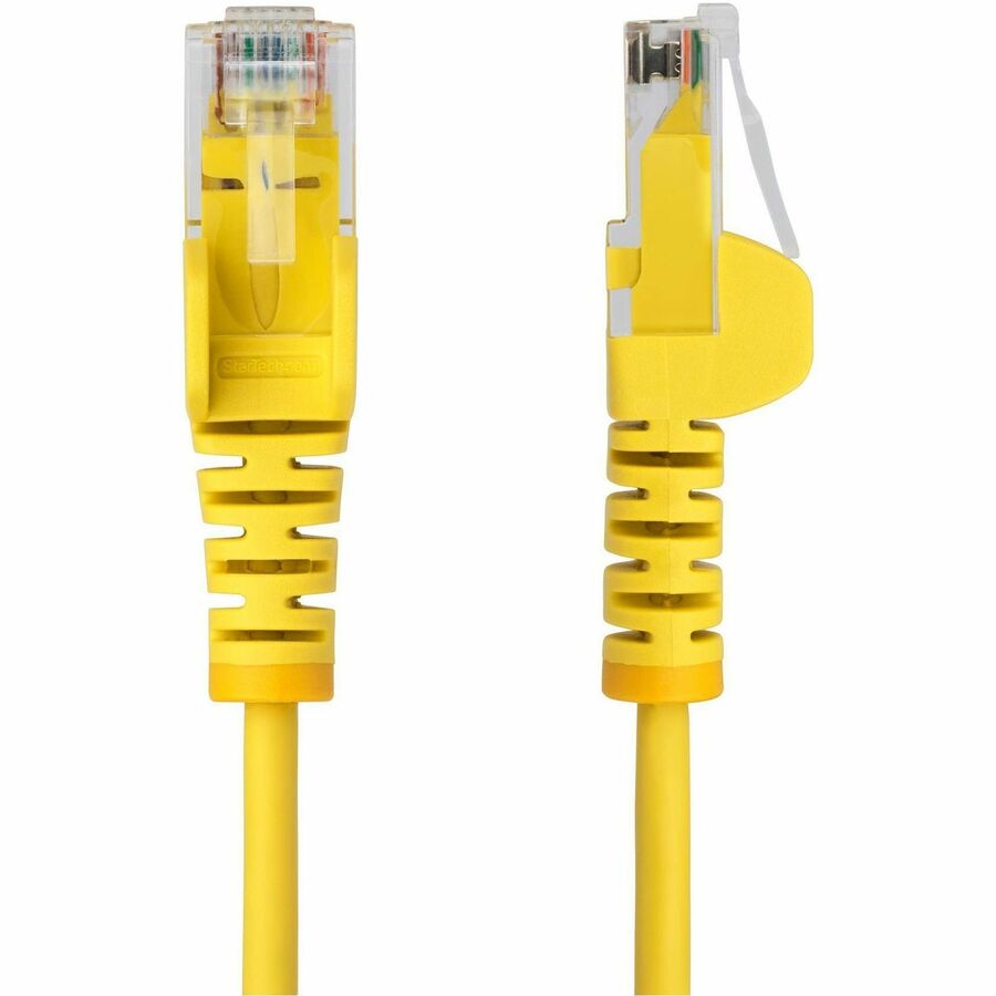 StarTech.com 50ft White Slim CAT6 Ethernet Cable, Slim Snagless RJ45, UTP, LSZH, 28AWG Bare Copper, Slim Network Patch Cord, Fluke Tested — N6PAT50YLS