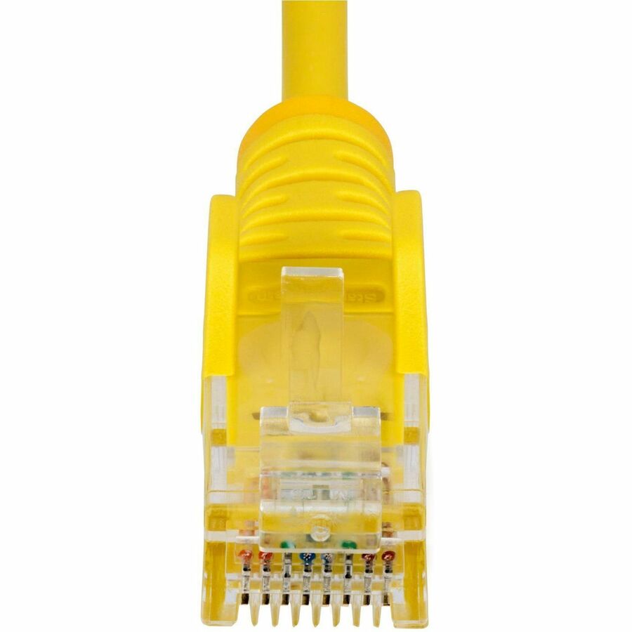 StarTech.com 50ft White Slim CAT6 Ethernet Cable, Slim Snagless RJ45, UTP, LSZH, 28AWG Bare Copper, Slim Network Patch Cord, Fluke Tested — N6PAT50YLS