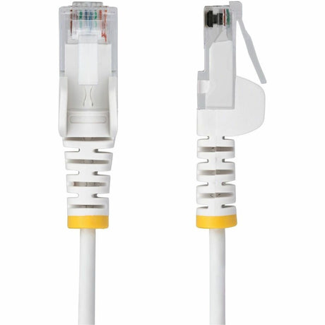 StarTech.com 50ft White Slim CAT6 Ethernet Cable, Slim Snagless RJ45, UTP, LSZH, 28AWG Bare Copper, Slim Network Patch Cord, Fluke Tested — N6PAT50WHS