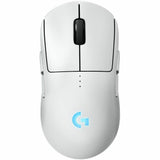 Logitech G PRO 2 LIGHTSPEED Wireless Gaming Mouse, Right- or Left-Handed Mouse with up to 4 Customizable and Switchable Magnetic Side Buttons, 32k DPI Sensor, USB-C Charging, for PC/Mac - White — 910-007290