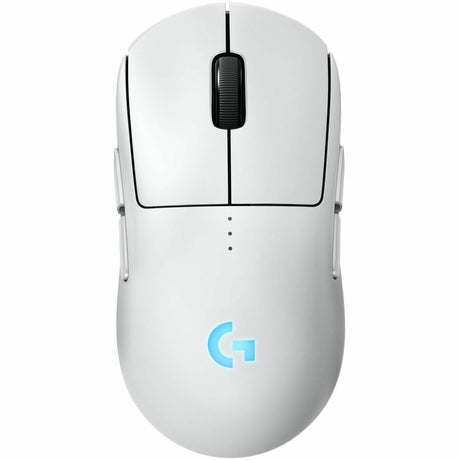 Logitech G PRO 2 LIGHTSPEED Wireless Gaming Mouse, Right- or Left-Handed Mouse with up to 4 Customizable and Switchable Magnetic Side Buttons, 32k DPI Sensor, USB-C Charging, for PC/Mac - White — 910-007290