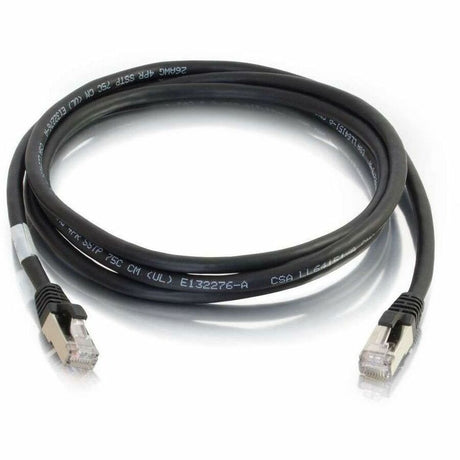 C2G-6ft Cat6a Snagless Shielded (STP) Network Patch Cable - Black — 00711