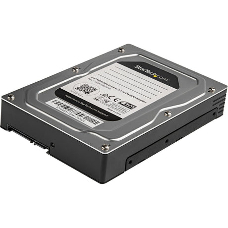 StarTech.com 2.5 to 3.5 Hard Drive Adapter - For SATA and SAS SSD / HDD - 2.5 to 3.5 Hard Drive Enclosure - 2.5 to 3.5 SSD Adapter - 2.5 to 3.5 HDD Adapter — 25SATSAS35HD