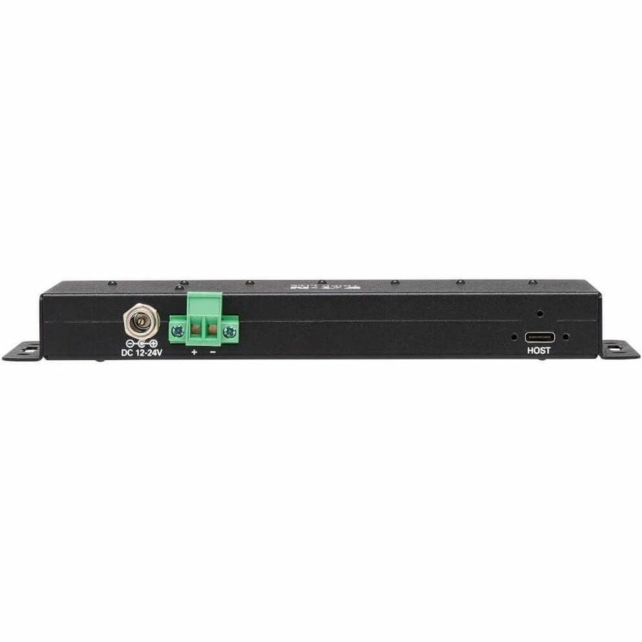 Eaton Tripp Lite Series Industrial 7-Port USB-C Hub, USB 3.x Gen 2 (10Gbps), 4x USB-A & 3x USB-C Ports, 15Kv ESD Immunity, 2Kv Surge, TAA — U460-4A3C-IND
