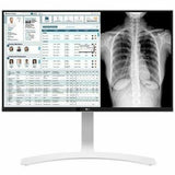 LG 27HJ712C-W 27" Class 4K UHD LCD Monitor - 16:9 - White - TAA Compliant — 27HJ712C-W