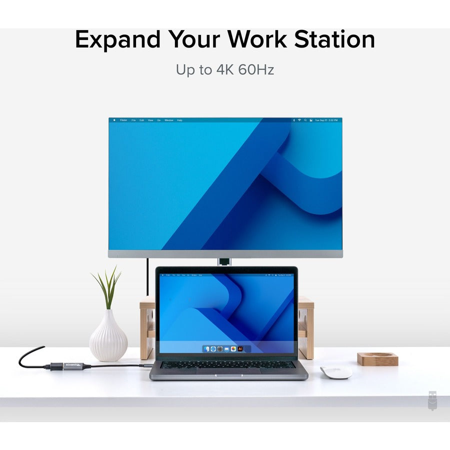 Plugable USB C to HDMI adapter, HDMI 2.0, USB4 / Thunderbolt Adapter for 4K Monitor up to 4K 60Hz — USBC-HDMI