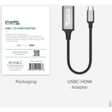 Plugable USB C to HDMI adapter, HDMI 2.0, USB4 / Thunderbolt Adapter for 4K Monitor up to 4K 60Hz — USBC-HDMI
