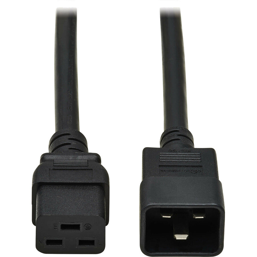 Eaton Tripp Lite Series Power Extension Cord, C19 to C20 - Heavy-Duty, 20A, 250V, 12 AWG, 15 ft. (4.6 m), Black — P036-015