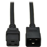 Eaton Tripp Lite Series Power Extension Cord, C19 to C20 - Heavy-Duty, 20A, 250V, 12 AWG, 15 ft. (4.6 m), Black — P036-015