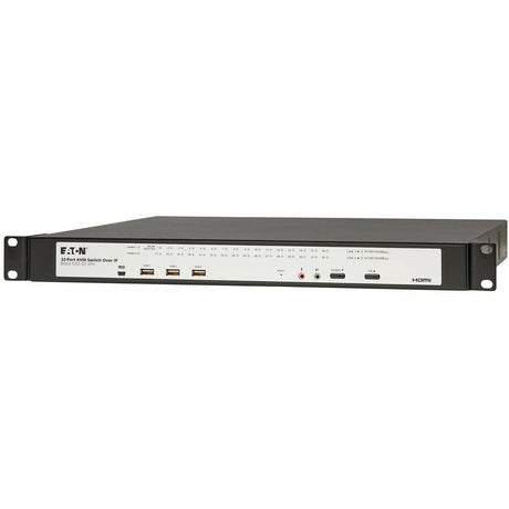 Eaton 32-Port Cat5e KVM over IP Switch - Virtual Media, 2 Remote/1 Local User, HDMI Output, 1U Rack-Mount, TAA — B064-032-02-IPH