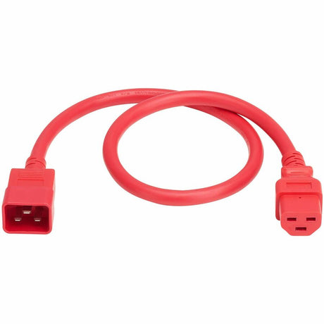 Eaton Tripp Lite Series Power Cord, C20 to C21 - Heavy-Duty, 20A, 250V, 12 AWG, 2.5 ft. (0.76 m), Red — P035-2P5-ARD
