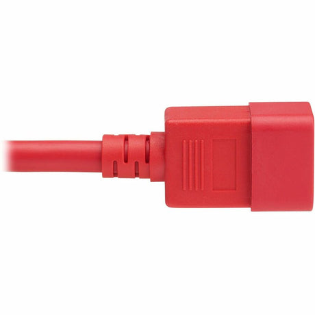 Eaton Tripp Lite Series Power Cord, C20 to C21 - Heavy-Duty, 20A, 250V, 12 AWG, 2.5 ft. (0.76 m), Red — P035-2P5-ARD