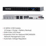 CyberPower CP1000PFCRM1U PFC Sinewave UPS Systems — CP1000PFCRM1U